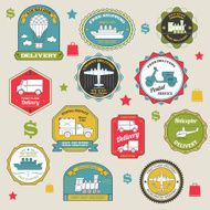 Delivery Emblems Colored
