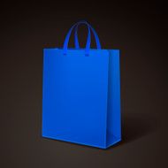 Blue Paper Bag N2