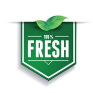 Nature - 100 percent fresh ribbon