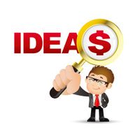 People Set - Business Businessman Ideas and dollar
