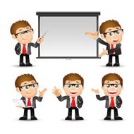 People Set - Business Businessmen giving presentation