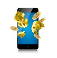 Money in mobile phone