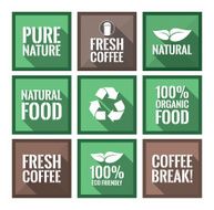 Various square labels N2