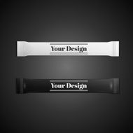 Blank white plastic sachet for medicine condoms drugs coffee sugar N3