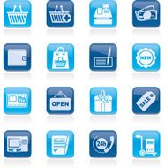 shopping and retail icons N11