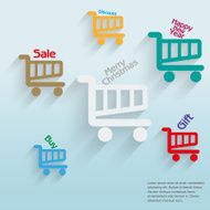 Christmas sale background vector N3