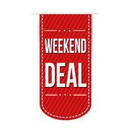 Weekend deal banner design