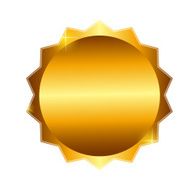 Gold Label Sign Template Vector Illustration N7