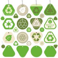 Round Recycle Tags