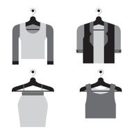 Woman Clothes On Hanger N2