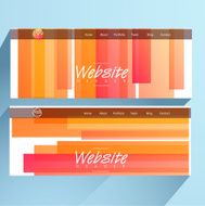 Web header or banner set N9