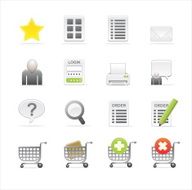 Shopping Icons N232