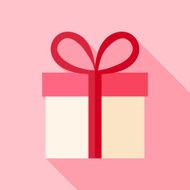 Present box with bow N2