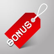 Bonus Vector Red Label with String