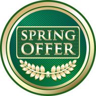 Spring Offer Label
