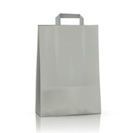 blank paper bag in grey N3