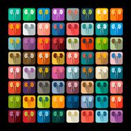 Flat design kidneys N6