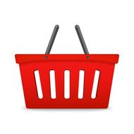 Red shopping basket N4