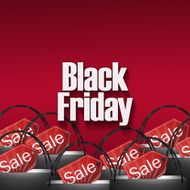 Black Friday Shopping Bag Design N5
