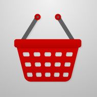 Color icon of shopping cart