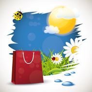 Shopping in the summer