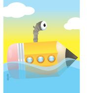 Pencil Submarine C