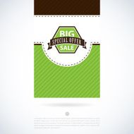 Vector text of sale discount N5