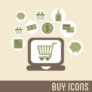 Shopping Icons N235