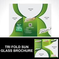 Tri Fold Sun Glass Brochure