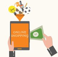 Online Shopping business concept