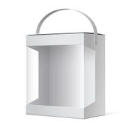 Package Cardboard Box with a handle N11