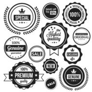 Vector Badges and Stickers Stamps