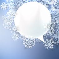 Christmas speech bubbles