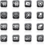 Online shop icons N13