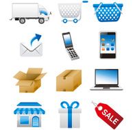 Shopping Universal icons set