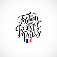 Fashion Boutique Paris Concept on White Background N2