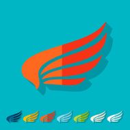 Flat design wing N3