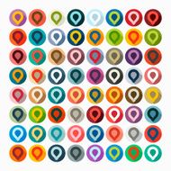 Flat design handshake N12