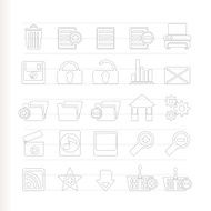 Detailed Internet Icons