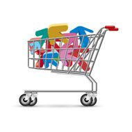 Arrow symbol in the Shopping Cart