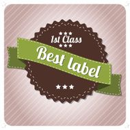 Vintage retro hipster label typography geometric design elements vector illustration N5