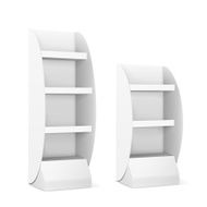 blank displays with shelves N8