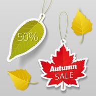 Autumn sale tags 01
