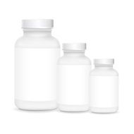 white plastic medical containers N3