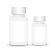 white plastic medical containers N4