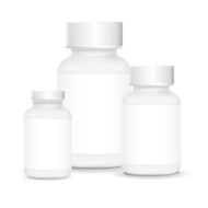 white plastic medical containers N5