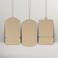 blank brown price tags N6