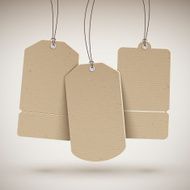 blank brown price tags N8