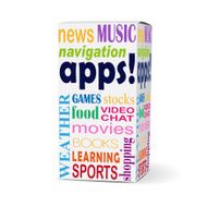 apps word on product box