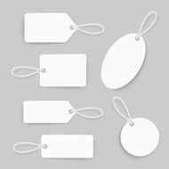 blank tags set design N5
